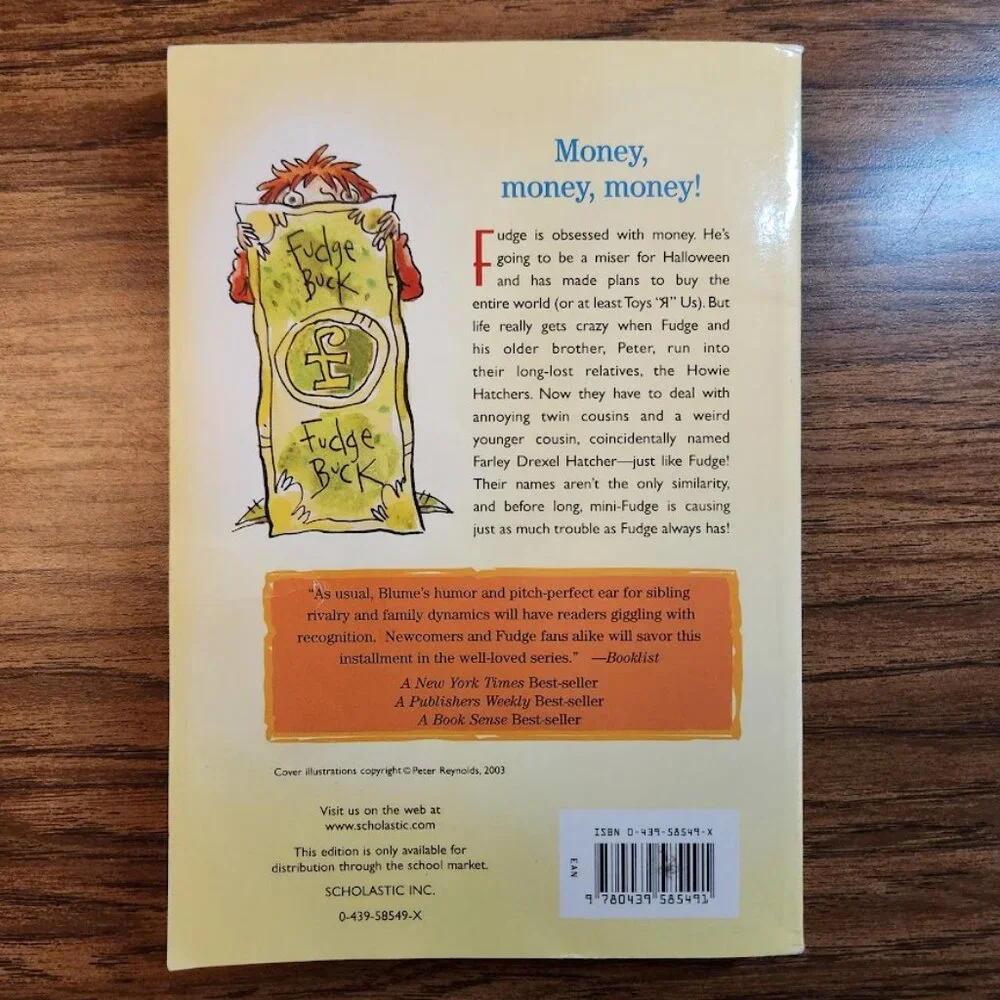 Double Fudge by Judy Blume Paperback Book 2002 9780439587570 213 pages ISBN